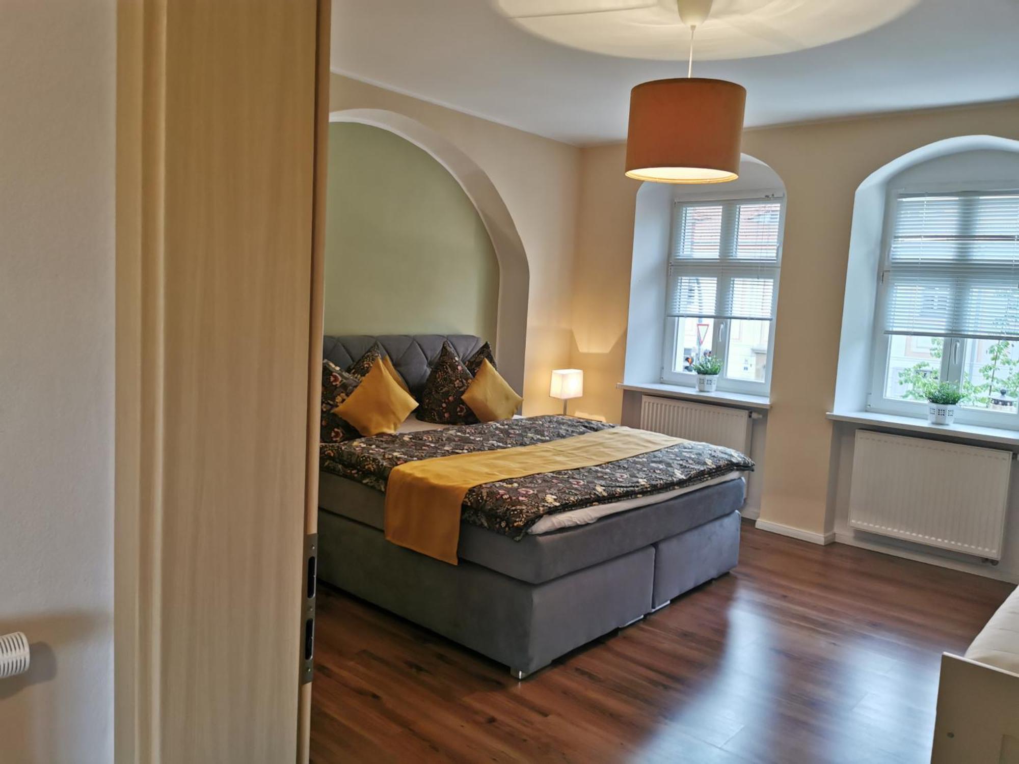 Ferienwohnung Schlossblick Mit Parkplatz 피르나 외부 사진