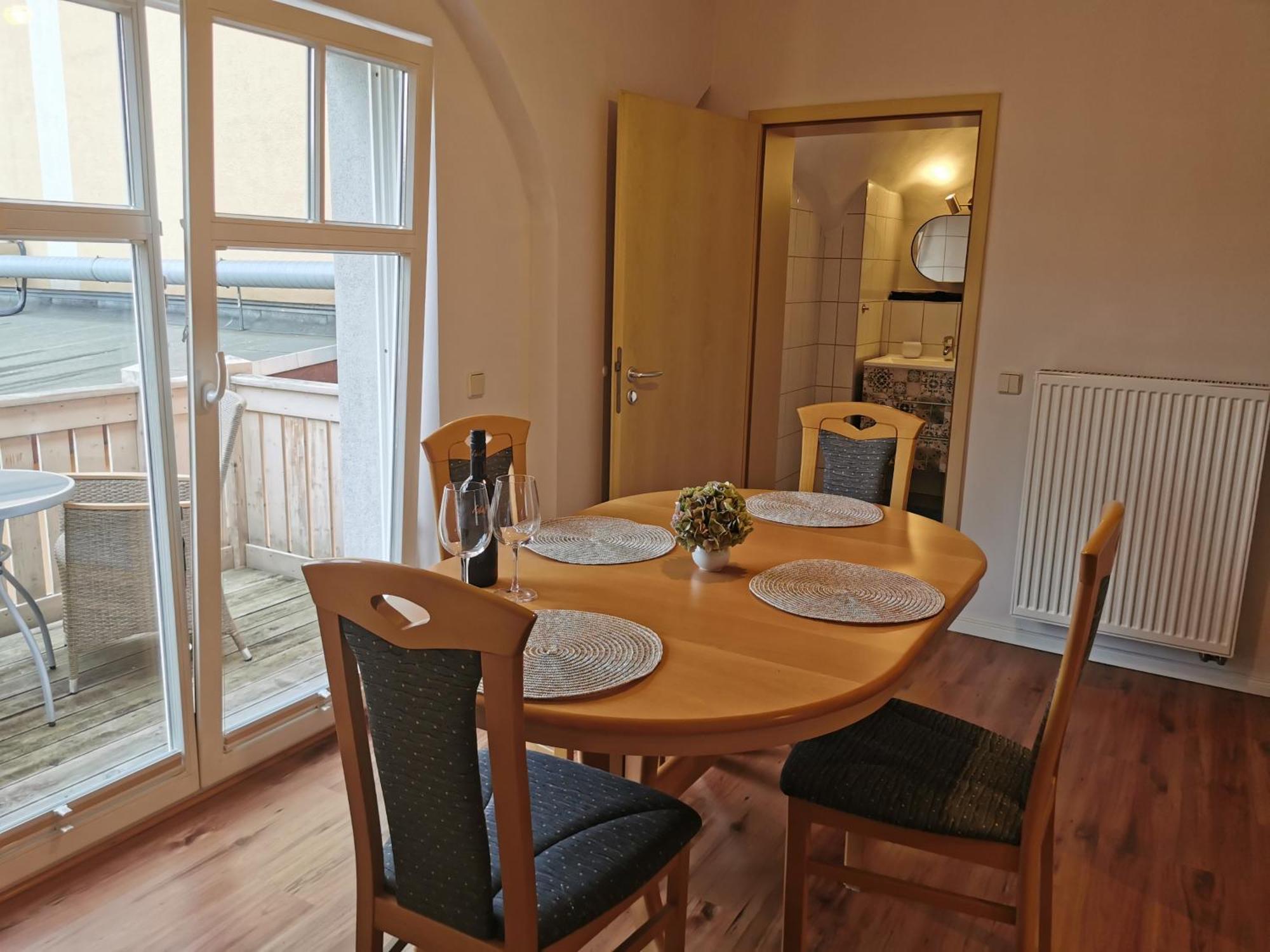 Ferienwohnung Schlossblick Mit Parkplatz 피르나 외부 사진